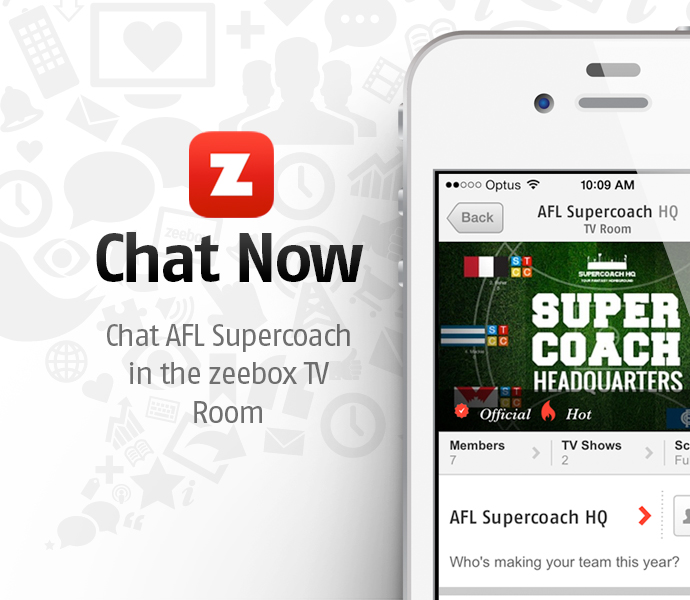 Zeebox SuperCoach Chat